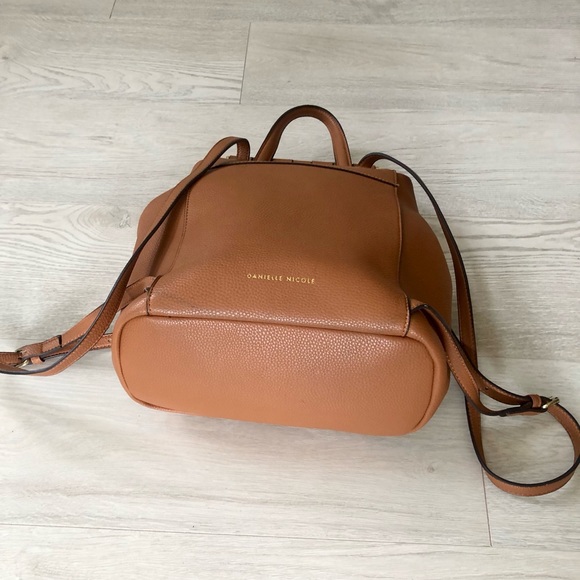 New Danielle Nicole Vegan Leather Backpack Purse - Picture 12 of 16